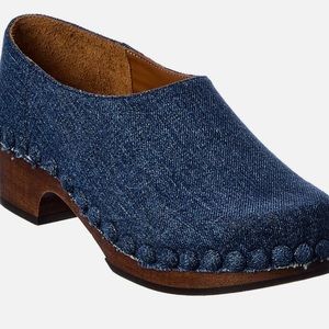 Chloe denim mule, New,  size 9